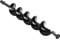Foret à Tarière de Terre Jardin Plantation Post Hole Digger 100x800mm Lame Unique pour Trou de Clôture, Plantation D'arbres, Retournement du Sol, Irrigation, Pêche sur Glace et