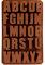 NPEX Silikon 26 Buchstaben (5,5cm) A-Z -extra stabil- Alphabet Seifenform, Silikonform Backform, Schokoladenform, Kuchen, Backen, UV Resin Gießform Antihaft Epoxidharz Form, Schokolade