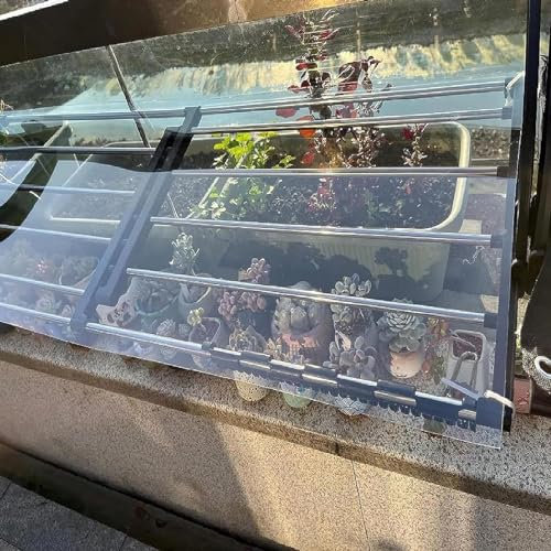 Greenhouse PC Endurance Board, Glass Replacement Panels, Clear Pergola Roofs Canopy Cover, Clear Acrylic Plastic Sheet, for Greenhouse Roof Panels, UV Protection Cover, Can Be Cut ( Size : 3.3x16.4ft