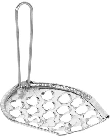 SHOWERORO Stainless Steel Bean Jelly Scraper and Spaetzle Maker 3.34X3.34X2.95In Cold Skin Noodle Grater Kitchen Tool Easy to Clean for Homemade Liangpi and Jelly Noodles