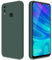 GiiYoon Cover per Huawei P Smart 2019 / Honor 10 Lite Custodia in Silicone, Custodia Antiurto Case Sottile in Silicone TPU con Strato Interno in Fibra e Protezione della Fotocamera, Verde