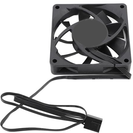 Ventilador de Refrigeración con Doble Rodamiento de Bolas de 70 Mm, Velocidades del Ventilador de 70 X 70 X 15 Mm, 2500 RPM, 21,15 CFM, bajo Nivel de Ruido, 26,7 DBA, Ventilador