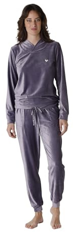 Lovable Homewear Lungo Aperto in Ciniglia Donna