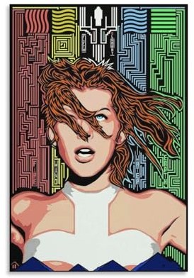 Wandkunst-Poster, Motiv: Das fünfte Element, Leinwandbild, Wohnzimmer-Dekor, 20 x 30 cm