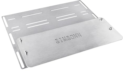 SIMSONN PRO Pedals Sim Racing Pedale PC Rennsimulator Drucksensor Wägezelle Pedal(Base Plate)