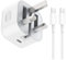 USB C Charger for 15/15 Pro Max/Plus, 20W Fast Charging USB C Charger Block Wall Plug Power Adapter with Long USB C Cable for Phone 15 Pro Max Plus Pad Pro 12.9/11 inch Google Pixel 8/7/6