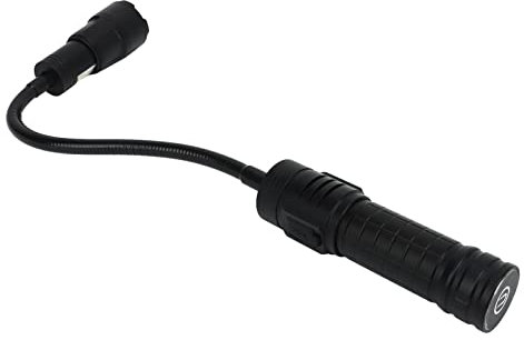Lampe de Travail LED Magnétique et Flexible, 1000lm, Lampe de Poche LED de Type C, Zoomable, avec Lumière Latérale COB