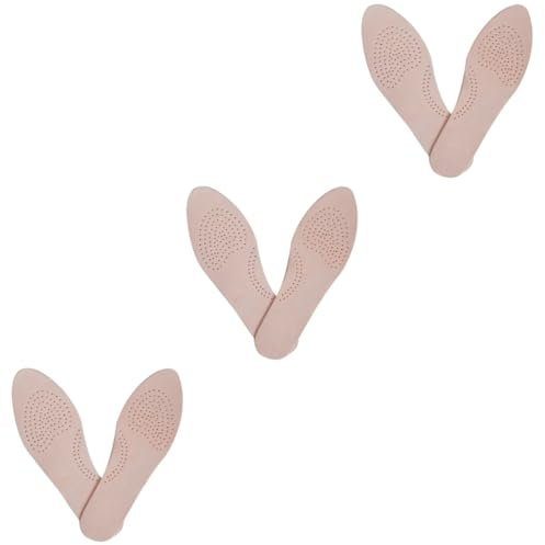 FRCOLOR 3 Paar Absorptions Einlegesohlen Fußpolster Sport Schweißabsorbierende Einlegesohlen Schaffell Für Damen Schuheinlagen Für Damen Schuhpolster Für High Heels