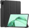 Haofun Custodia Cover Compatibile con Honor Pad X8a, Sottile Leggero Cover, Rotella Rigida Triplice,Custodia Magnetico in PU Case con Multi-Angolo Regolabili (Nero)