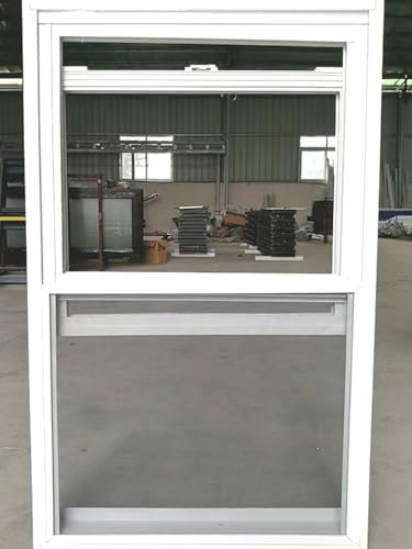 Ventana deslizante vertical de montaje empotrado para cobertizos, gallineros, baño y garajes, grande 61 cm de ancho x 60 cm de alto, ventanas de la casa/ventana de techo de ventilación