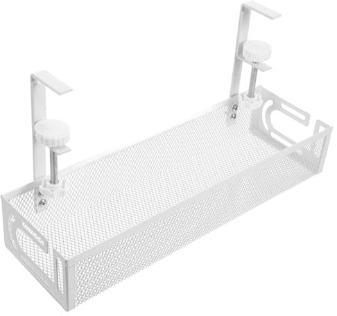 ROMISBABA Desk Cable Organizer Wire Management Rack Cable Management Tray for Desk Rack