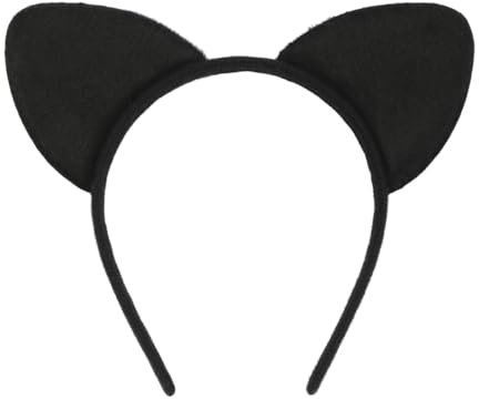 Katzenohren Haarreif, Katzenohren Stirnband für Kinder Erwachsene Katzenkostüm Zubehör, Cat Ears Headband, Katzen Kostüm Haarschmuck Tier Haarbänder für Mädchen Damen Karneval Fasching Party Cosplay