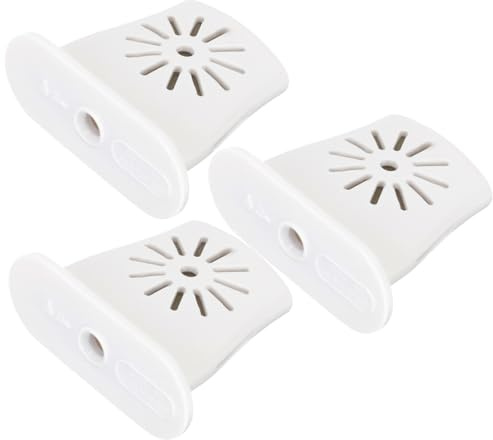 Pack Ukulele Luftbefeuchter aus Abs, Weiß, für Koffer | Sponge Zubehör, für Tasche und Case, Kompakte Pflegehilfe, 3 Stück