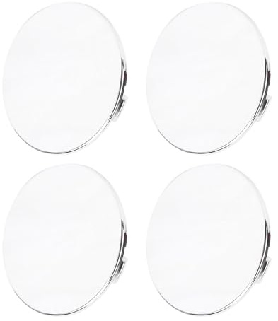 Yanmis 4 Stcs Autoradmitte -Hub -Hubabdeckung, 70 Mm OD 60mm ID -Radmitte -Kappen, Snap - In Accessoires für Fahrzeuge Rim Hub Caps (Elektropliert)