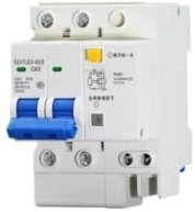 Janmobrian Disjoncteur, Disjoncteur Différentiel Disjoncteur Miniature de commutateur d'air Domestique de DZ47LE-63, Interrupteur 2P avec Protecteur de Fuite, Porte Principale triphasée(20A)