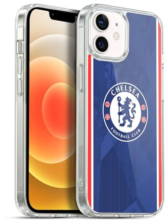Head Case Designs Officially Licensed Chelsea Football Club Home 2025/26 Kit Gel Case [Military Grade Protection] Compatible With Apple iPhone 12 / iPhone 12 Pro