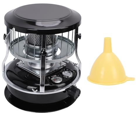 TOPINCN Kerosinheizung, 9000BTU Tragbarer Raumheizungsherd 2600 W 4,6 L Einstellbare Höhe Nichtelektrischer Heizung für Camping Zeltgarage Notfall