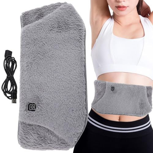 Perioden Heizkissen - Wärmekissen Für Taille Mit 3 Heizstufen,Damen Kabelloser Wärmegürtel,Heizkissens Usb,Für Frauen, Mädchen, Mutter, Ihre Menstruation, Rücken, Bauch Und