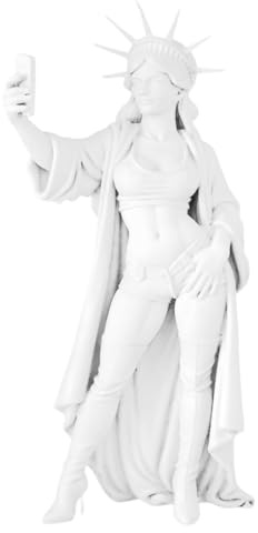 ECVGHD Collector Liberties Statue Selfie-Skulptur Patriotik Inneneinrichtung Liebhaber