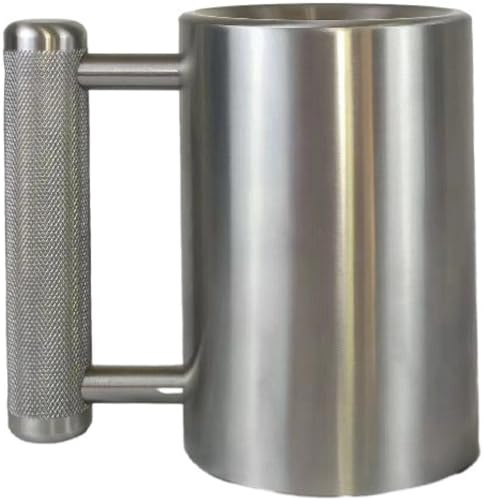 10KG, 8KG, 6KG Stainless Steel Dumbbell Mug For Drinking Coffee Tea Alcohol Beer Training at the Gym (10KG)