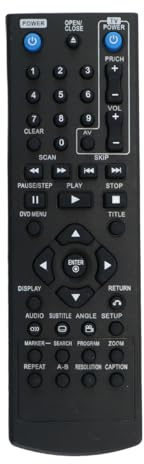 Voyoo COV33662806 Mando a Distancia de Repuesto para Reproductor de DVD COV33662801 DP132 DP132H DZ9500