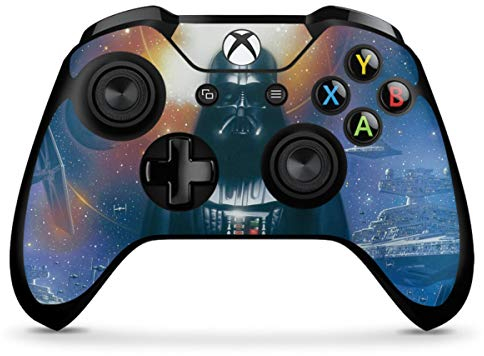 DeinDesign Skin kompatibel mit Microsoft Xbox One X Controller Folie Sticker Star Wars Darth Vader Fanartikel