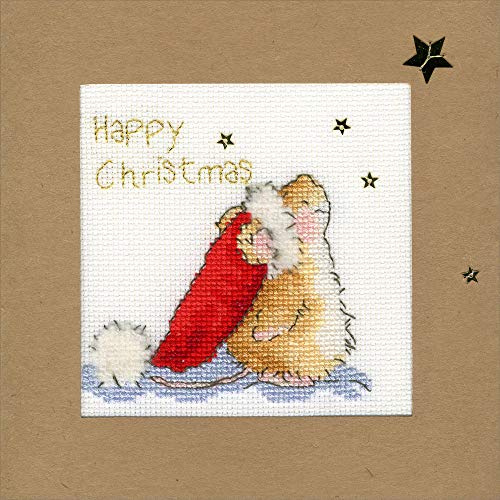 Bothy Threads Cross Stitch Kit - Christmas Card - Star Gazing