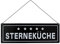 Metallschild Sterneküche #1