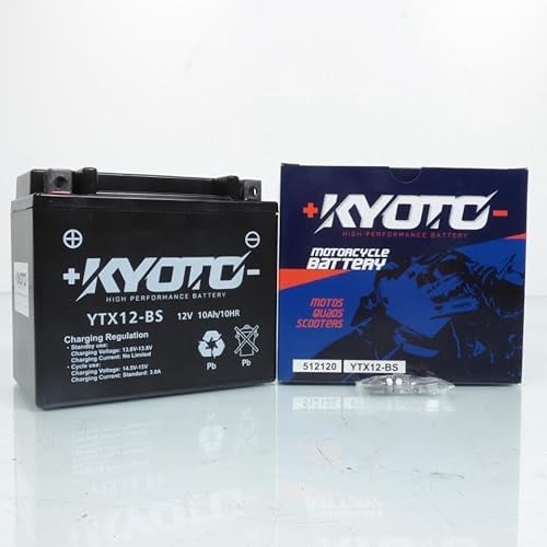 Batterie Kyoto pour Quad Kymco 300 MXU 2006 à 2019 YTX12-BS SLA / 12V 10Ah Neuf