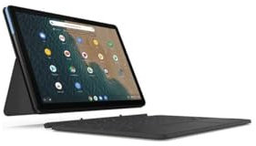 Lenovo Chromebook IdeaPad Duet Ordinateur Portable 2-en-1 10.1 FHD clavier détachable (MediaTek P60T, RAM 4 Go, eMCP 128 Go, ChromeOS, AZERTY)