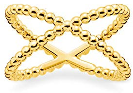 THOMAS SABO Ring Kugeln gold vergoldetes Silber TR2152-413-39-52