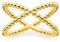 THOMAS SABO Ring Kugeln gold vergoldetes Silber TR2152-413-39-52