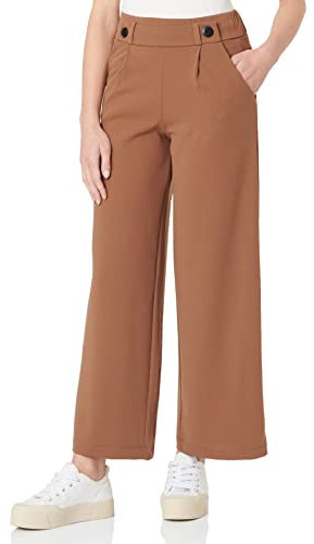 JDY Damen JDYgeggo New Long Pant JRS Noos Hose, Aztec/Detail:Black Buttons, XS/32