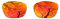 ToughAsNails Polarisierte Linse Ersatz für Bose Alto M/L BMD0006 Sonnenbrille – mehr Optionen, Feuerorange Einheitsgröße…