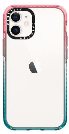 CASETiFY Impact Schutzhülle für iPhone 12 Mini, Pink / Blau