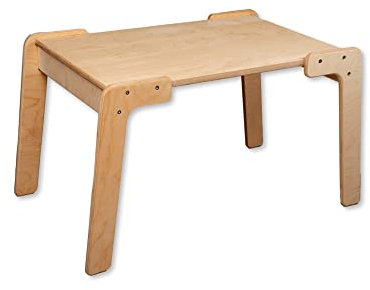 Kindertisch & 2 Stühlen | Kindersitzgruppe mit 2 Kinderstühlen | 3-teiliges Set Kindermöbel für Malen Lesen Essen Spielen | Kinderstühle mit Spieltisch (Spieltisch)