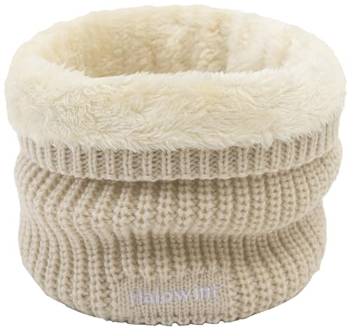 Schal Herren Winter Winter Halsschlauch Ski Schlauchschal Loop Schal Rundschal Dick Fleece Halswärmer Gefüttert Weichem Thermo Halsschlauch Halstuch Schlauch Nackenwärmer Herren Damen