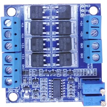 UPS Voltage Converter, USV-Spannungswandler, 6V-36V 30A Dual-DC-Stromversorgungsschalter für USV-Stromversorgungssystem mit Mehreren Batterien und parallelem Ausgang