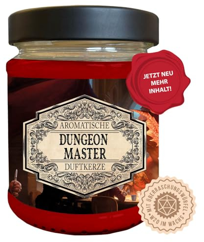 Rollenspiel Duftkerze mit Überraschungswürfel (Dungeon Master)