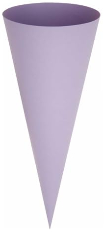 CREATIV DISCOUNT Schultüten-Rohling rund geklebt, 70 cm, Flieder