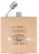 Spruchreif | Flachmann aus Edelstahl mit Gravur | Flachmann aus Holz | Geschenk für Angler & Anglerin | Angelgeschenk