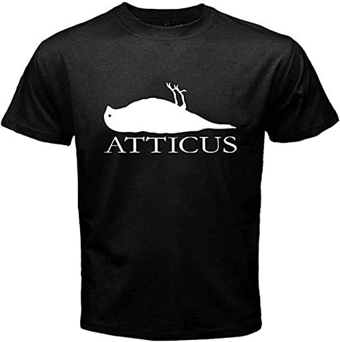 Atticus Alternative Logo Men's Black Men T Shirt Size