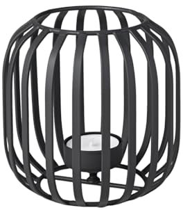 Villeroy & Boch – Black Xmas Windlicht Schwarz, Weihnachtsdekorationen, Deko Weihnachten, Moderner Teelichthalter, Deko Modern, Tischdekoration, Eisen