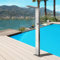Probility Gartendusche aus Edelstahl 304 mit integrierter Kopfbrause, Frostschutzmittel, geeignet für Gärten und Schwimmbäder