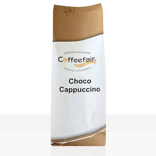 Coffeefair Choco Cappuccino 10 x 1kg Instant-Getränkepulver, cremiger Cappuccino mit feiner Schokoladennote, Automatengeeignet, ergiebig