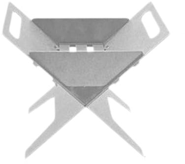 Folpus Camping Feuerstelle, Abnehmbare Feuerstelle für Den Außenbereich, für Wandern, Garten, Grillen