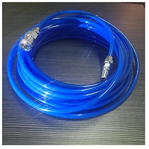 HCPGBGLBTF Blu PU 5 10 15 20 Metro 8mm x 5mm Polyuretano Air Compressor Tubo Tubo Flessibile Flessibile 8 * 5 MM Air Strumento for connettore SP20 + PP20. Componenti Pneumatici(20 Metres)
