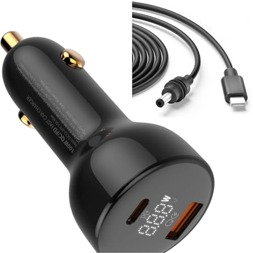 Auto kfz Adapter 12v auf 24v Step up car Adapter starlink mini, 20V 5A dc zigarettenanzünder ladegerät, 100W USB C PD Power netzteil DC Kabel für Starlink Mini Dish USB A zum Telefonladen