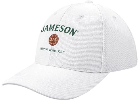 Baseballmütze Outdoor Unisex JJ &S Irish Whiskey Vintage Snapback Cap Ball Cap für Frauen Herren Geburtstagsgeschenk Fashion Printed Cotton
