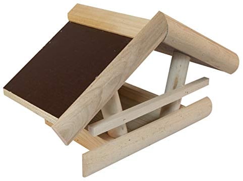 Windhager Vogelfutterhaus 'Großglockner', Vogelhaus, Futterhaus für Vögel, Vogelhäuschen, Vogelfutterstation zum Aufhängen, 06866, Holz